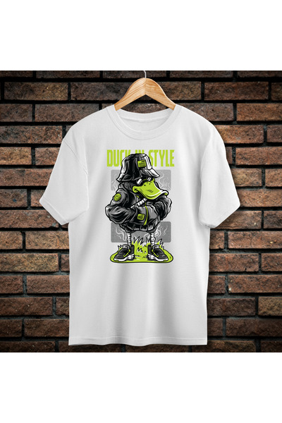 CXO Craft Men's Printed T-Shirt, Duck in Style, Cotton,