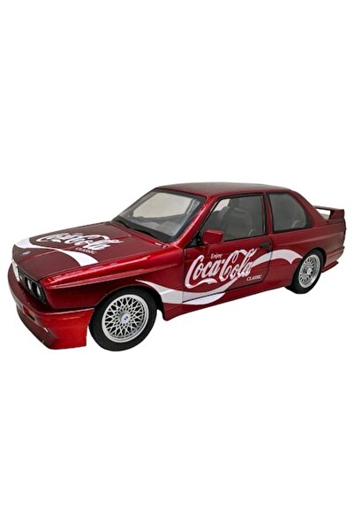 UNİBOX Macheta de Metal BMW E30 M3 Coca-Cola 1:24, Lumini si Sunete, Deschide...