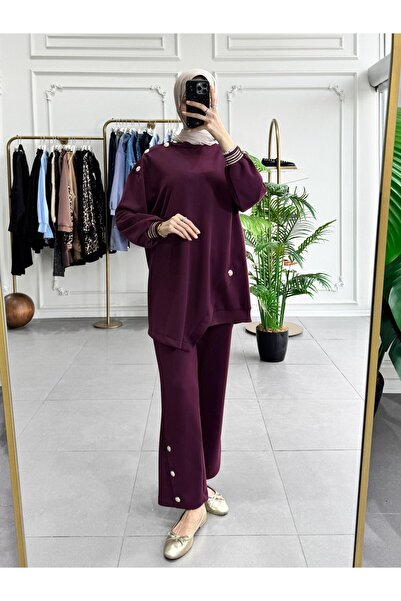 Ghisa DÜĞME RİBANA DETAYLI TAKIM