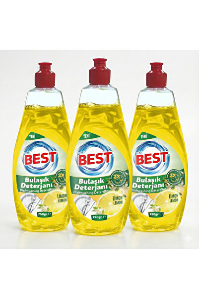 ECOBEST Hand Wash Dish Detergent lemon 3 x 750ml