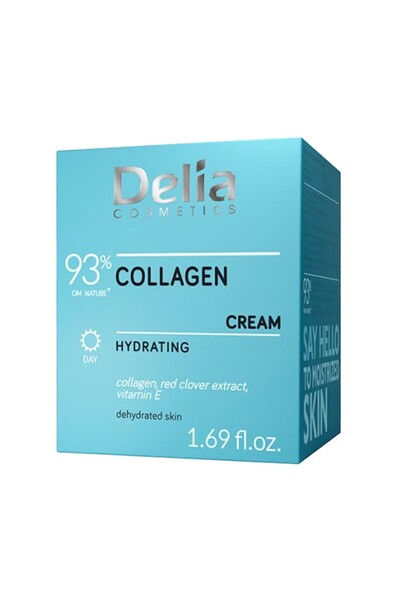 Delia Set of 2 x Delia Moisturizing Face Cream, with Collagen, 50 ml