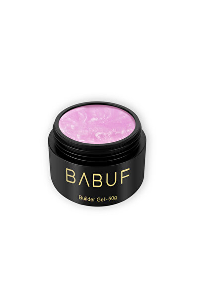BABUF Pearlescent Self-Leveling Nail Builder Gel 50 g – Professional Use