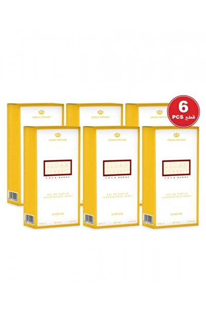 ALREHAB Al-Rehab Zidan Classic Perfume 35 ml - 6 Pieces