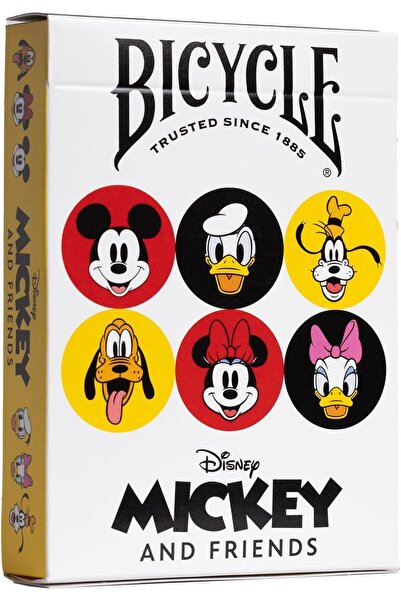 OyuncaklarÜlkesi Bicycle Disney Mickey and Friends Premium Playing Cards Deck