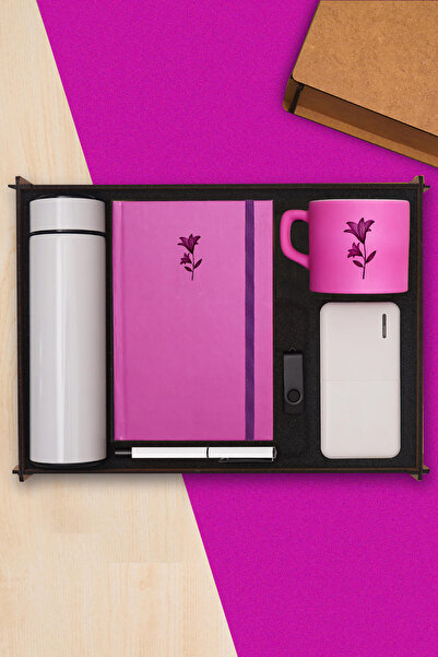 TrendHediye Premium Teknoloji Hediye Seti & Termos, Powerbank, USB Bellek, De...