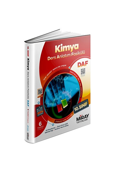 Miray Yayınları 10. Sınıf Kimya Daf Ders Anlatım Fasikülleri 2026-2027