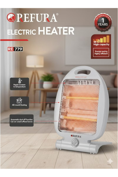 REFURA Electric Room Heater 800W White RE-779