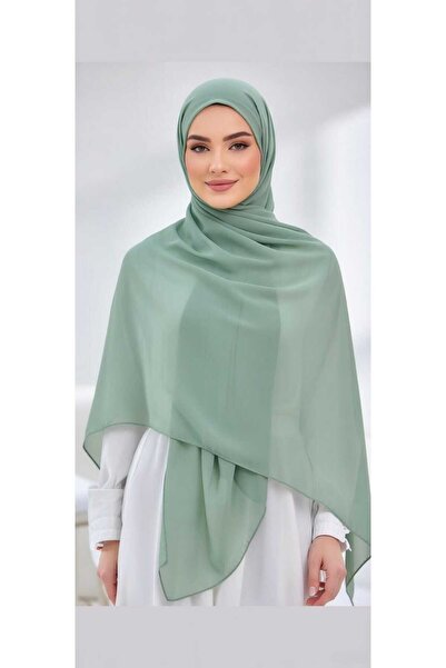 MODA NUR MODANUR Şifon Kumaş, Şifon Kumaş , Su Yeşili. Ölçü 1.95*70 Cm