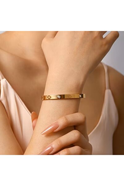 ERA Bratara fixa, otel inoxidabil, rezistenta la uzura, bijuterie eleganta, 6...