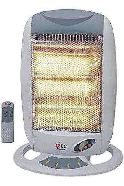 DLC Electric Room Heater 1200W Power Multi-Protection with Remote Control -DL...