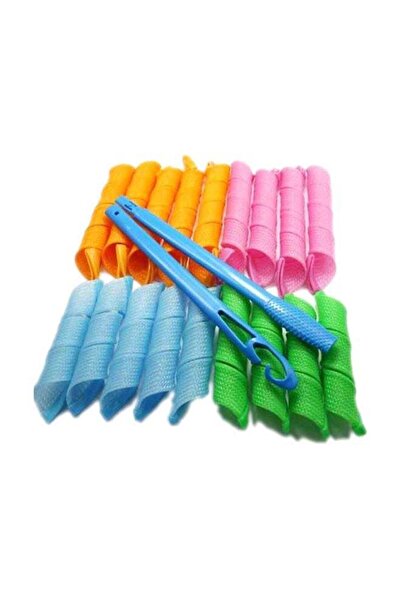 BLOOMING TIME 18-Piece Hair Styling Curler And Roller Set Multicolour