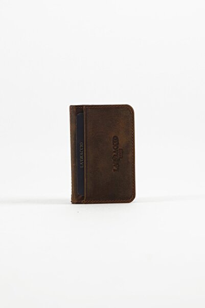 Store محفظة حامل بطاقات من الجلد الطبيعي من ديفن