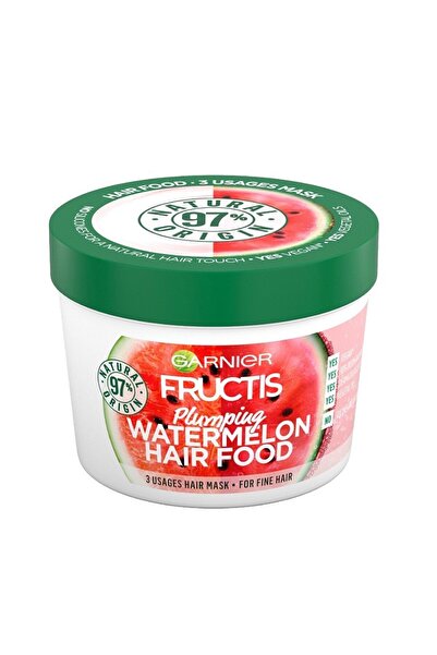 Garnier Fructis Masca pentru Par Hair Food Pepene Verde, pentru Parul Subtire...