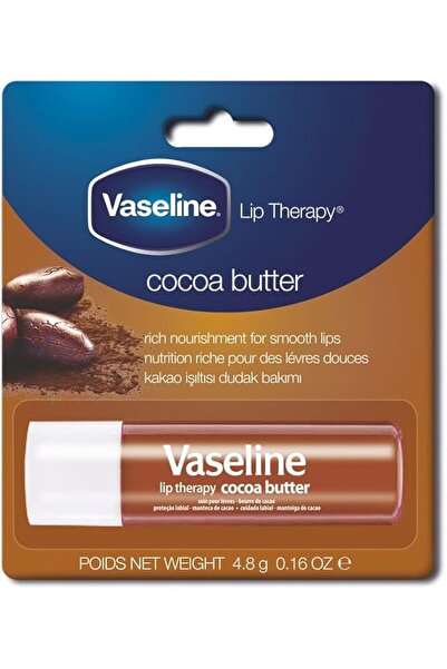 Vaseline Lip Therapy Cocoa Butter Lip Balm Stick, Up to 48-Hr Lasting Moistur...