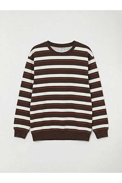 LC Waikiki Ανδρικό μπλουζάκι LCW Kids Crew Neck ριγέ