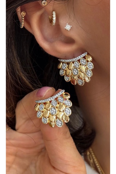 Vi store Steel Rainbw Earrings