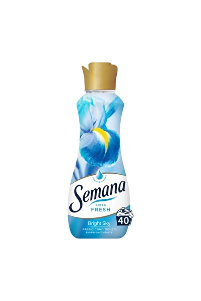 Semana Set of 3 x Semana Laundry Conditioner, Extra Fresh Bright Sky, 800 ml