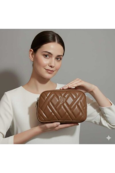 FARBAG 4 Gözlü Suni Deri Ayarlanabilir Kolon Askılı Kadın Omuz Çantası