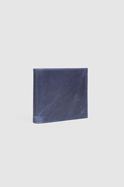 Store محفظة رجالية من الجلد الطبيعي مع حماية RFID وحامل للعملات المعدنية