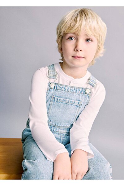 MANGO Baby Uzun denim tulum