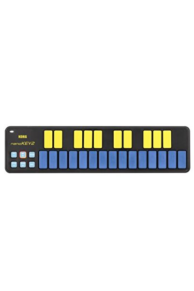 KORG NANOKEY2-BLYL | 25 Tuşlu İnce USB MIDI Klavye - Mavi-Sarı