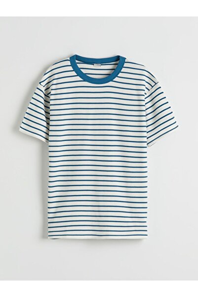 LC Waikiki Lcw Kids Crew Neck Striped Boy T-Shirt