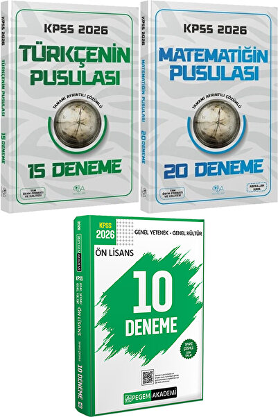 CBA Akademi Türkçenin Pusulası 15 Deneme Matematiğin Pusulası 20 Deneme - 202...