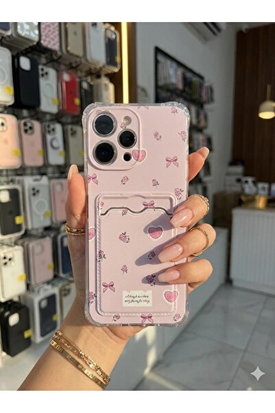 OVADA Xiaomi Redmi 12 Uyumlu Kamera Korumalı Darbe Emici Kartlıklı Silikon Kılıf