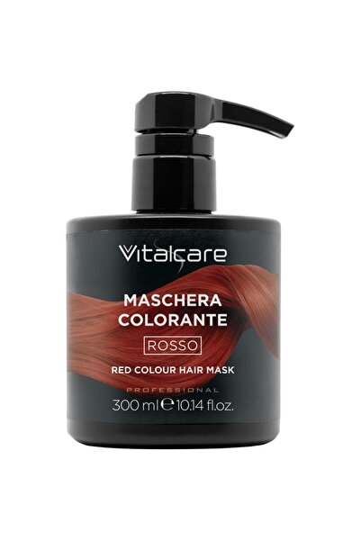 Vital care Masca de Par Coloranta pentru Toate Tipurile de Par, Rosu, 300 ml,...