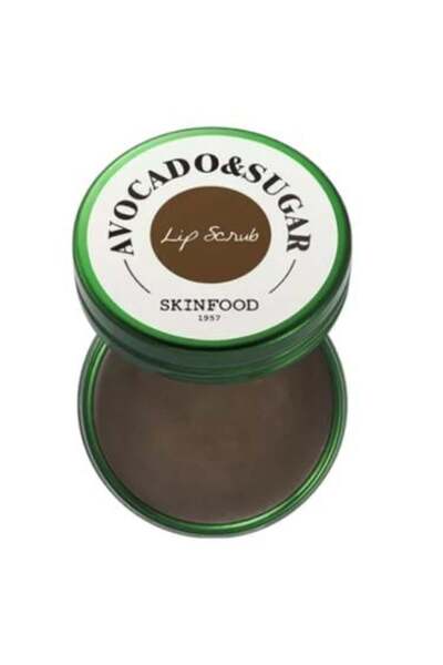 SKINFOOD مقشر شفاه بالأفوكادو والسكر من سكين فود - 14 غرام