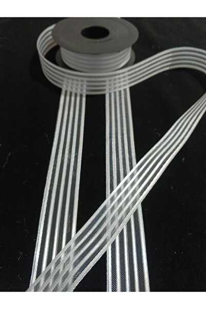 ULUPAMİR White Nylon Interlaced Decorative Strip
