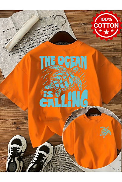 Eysaah The ocean Printed 100% cotton crew neck premium t-shirt for kids