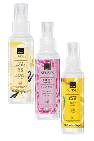 AVON Set Spray de corp Pretty Peony,Spray de corp Lemon Burst,Spray de corp S...