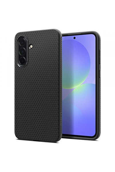 Spigen Husa pentru Samsung Galaxy A36 A366, Spigen, Liquid Air, Neagra Mata