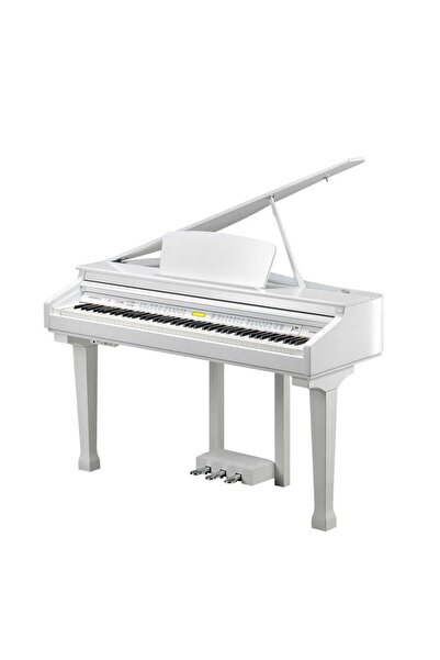 Kurzweil KAG100-WH Kuyruklu Dijital Piyano (Beyaz) | Mini Grand Tasarım Şık v...