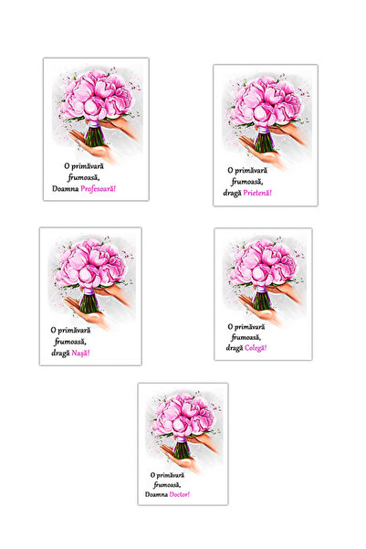 OEM Set of 50 Diplomas 3 Martisor 10*15 cm