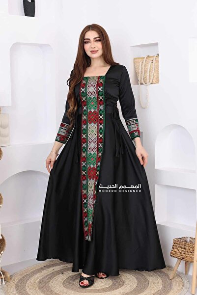 modern designer جلابية يوم التأسيس تفتة فاخرة