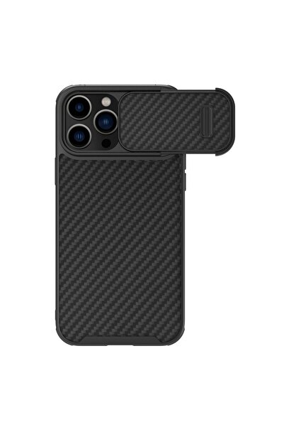 Nillkin Carcasă din fibră de carbon pentru iPhone 14 Pro Max, neagră