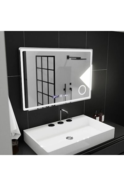 OEM Oglindă dreptunghiulară LED, 90x60cm, velur MotionGlow