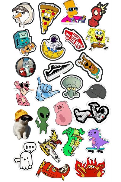 Limitless Design Fun Character Sticker Set – 22X30 cm
