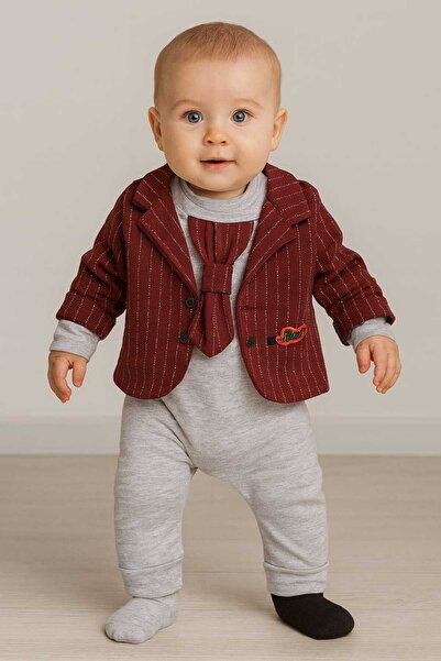 Babyim baby suit jacket and tie