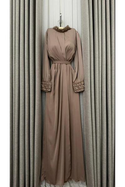 KALDE Elegant TikTok dress with long sleeves, beautiful sequins, and a flatte...