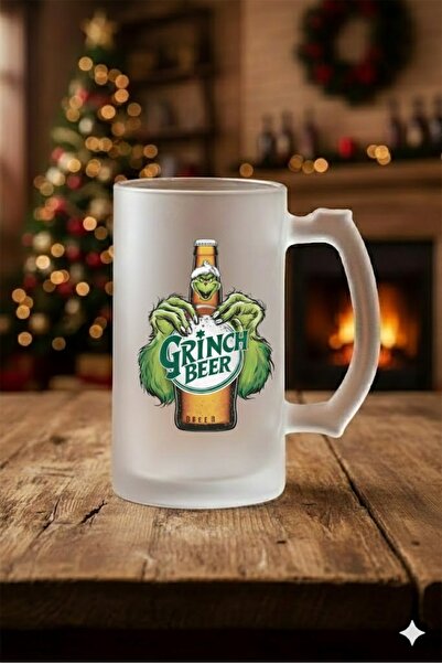 sartre art Grinc Beer Designed Frosted Glass Beer-Soda Cup