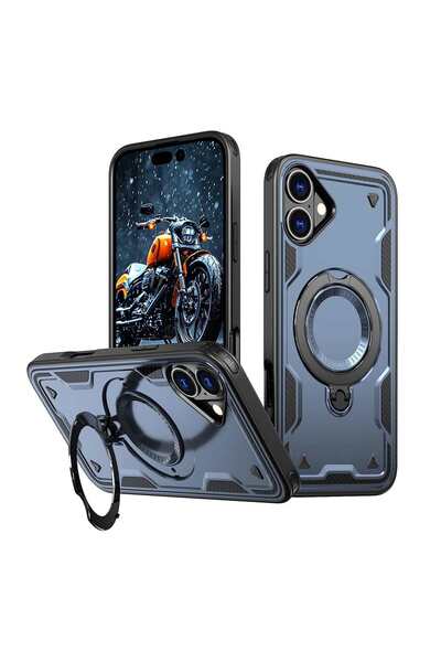 OEM Hybrid Armor Case for iPhone 16 Plus - Blue