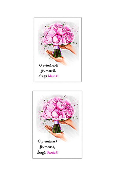 OEM Set of 50 Diplomas 2 Martisor 10*15 cm - Grandmother, Mother