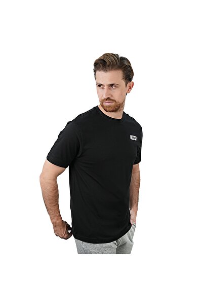 Giordano تي شيرت رجالي من القطن قصة ضيقة ومطبوع عليه رسالة