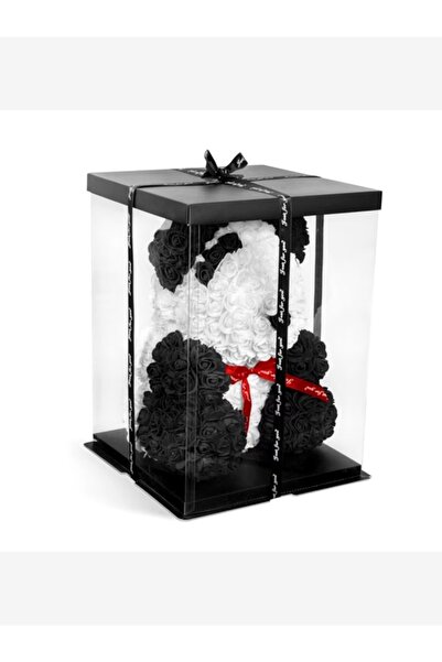 naniland.ro Artificial Rose Teddy Bear with Heart – 50 cm