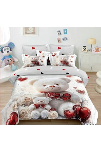 Happy Home Bed linen with ELASTIC 180 x 200, for double bed, FINET, 4 pieces