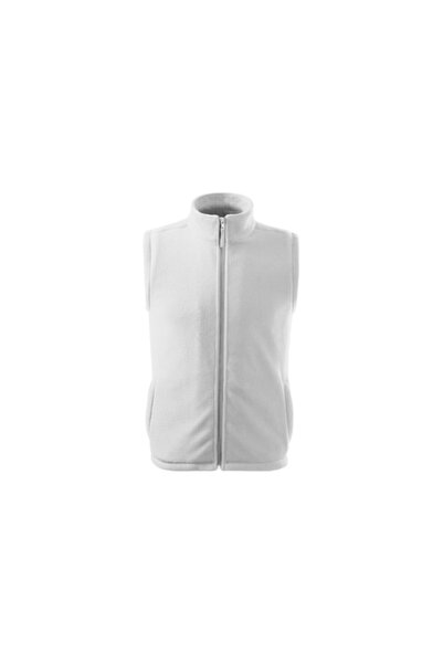 Malfini Unisex fleece vest - 518 white