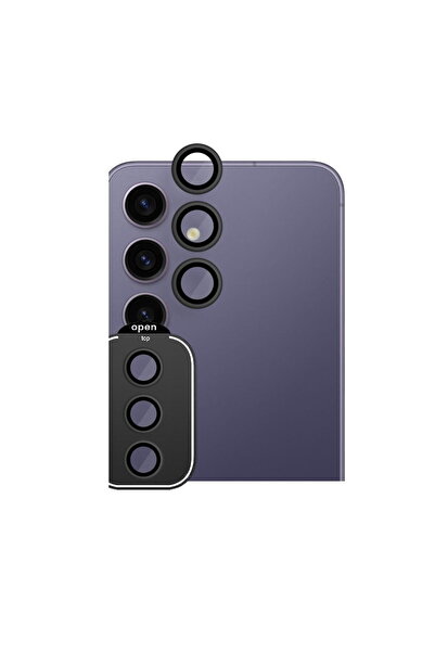 HOFI Стъклени протектори за камера за Galaxy S24, черни